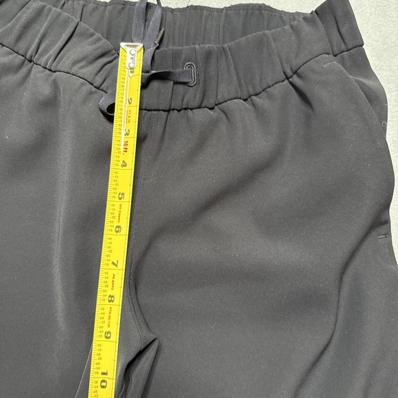 Lululemon Pants Womens 6 Black 23" Crop Jogger Stretch Pockets Drawstring Active - Picture 5 of 9